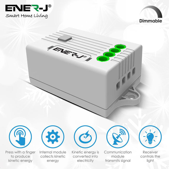 Ener-J 1.5A Dimmable On/Off RF Receiver for *PRO RANGE* Kinetic Switches