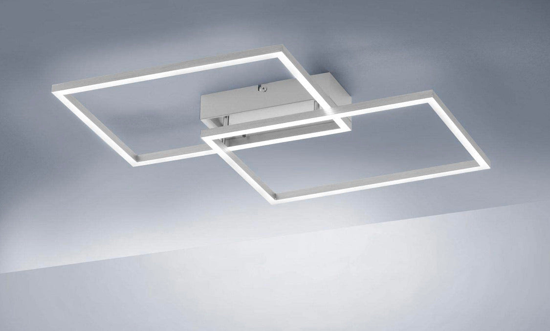 5581041 Small 2 Light LED Flush Ceiling Fitting - Colour Changing with Remote