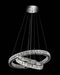 A2040 Khush Lighting Remote Colour Changing LED Triple Ring Chandelier - SND Electrical Ltd