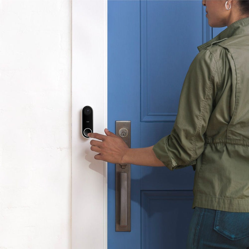 Google Nest Hello Video Doorbell Black