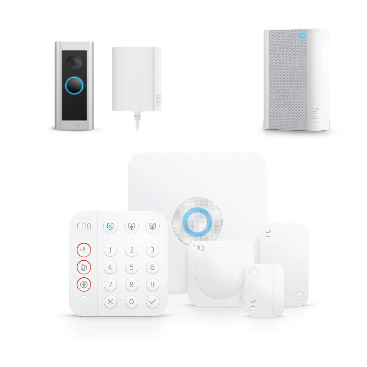 Wifi Extender Ring Doorbell With Chime Pro Ring Chime Pro White