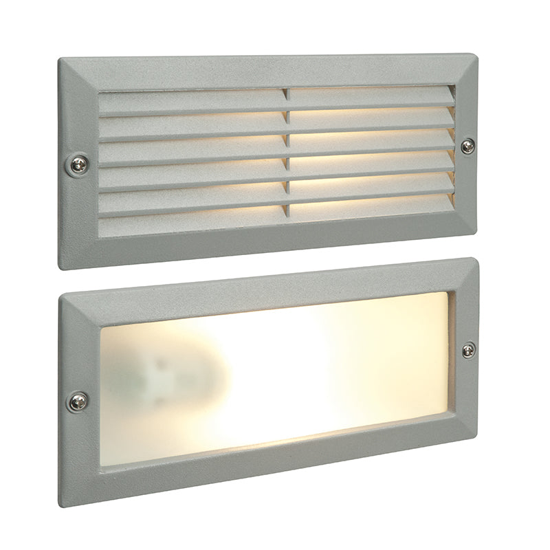52213 Eco Plain & Louvre Outdoor Brick Light