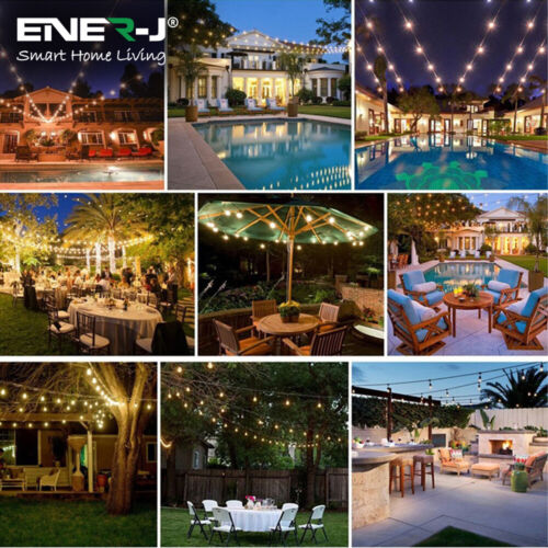 Ener-J LED Festoon Kit (10.2m) inc 10x2W Filament LED Bulbs (T454) + 2x Spare Bulbs