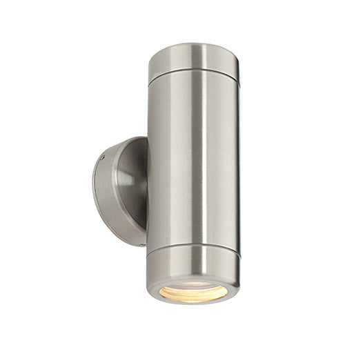 Endon ST5008S Odyssey Outdoor 2 Light Wall Light Stainless Steel