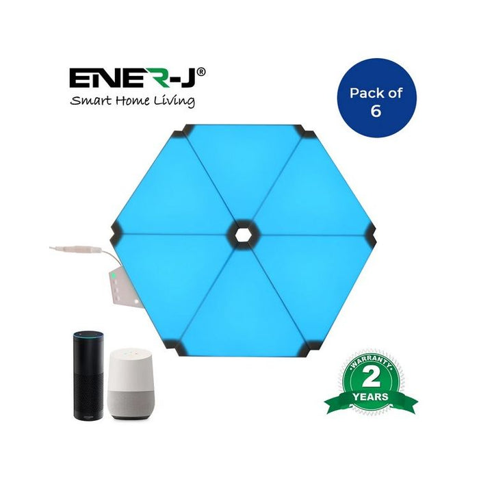 Ener-J Smart LED Triangle Lights 6pcs