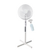 Ced PF16RT 16" 45W 3 Spd White Pedestal Fan Remote Control - SND Electrical Ltd
