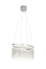 Fringe Oval Remote Colour Changing LED Chandelier