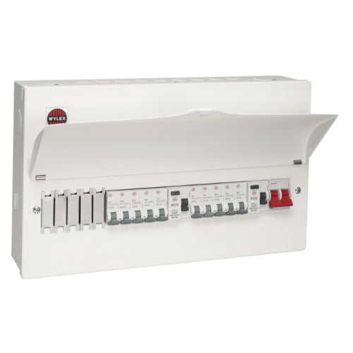 Wylex WNM1770 15 Way Populated 18th Edition Consumer Unit c/w 10 MCB's